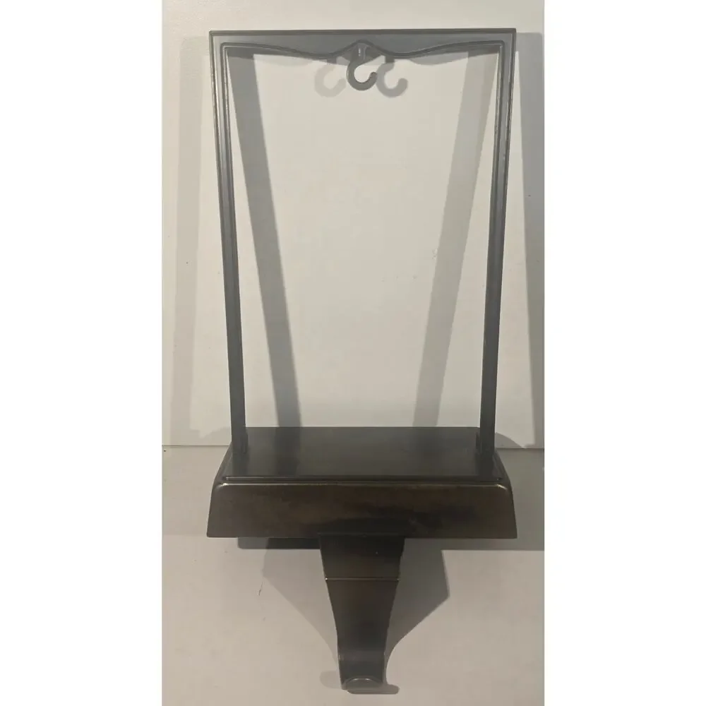 Pottery Barn JOY Stocking Holders 4 Piece Picture Frame Christmas Mantel Hooks